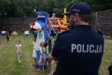 Policjanci i Sznupek na pikniku rodzinnym 01.08.2015