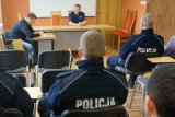 spotkanie Komendanta Powiatowego Policji z policjantami służby przygotowawczej