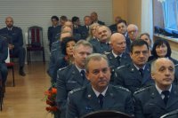 Policjanci na uroczystości 10-lecia OSSW w Kulach