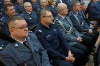 Policjanci na uroczystości 10-lecia OSSW w Kulach