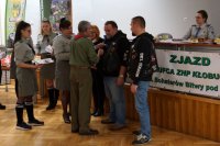 zjazd hufca ZHP Kłobuck, na zdjęciach harcerze i zaproszeni goście